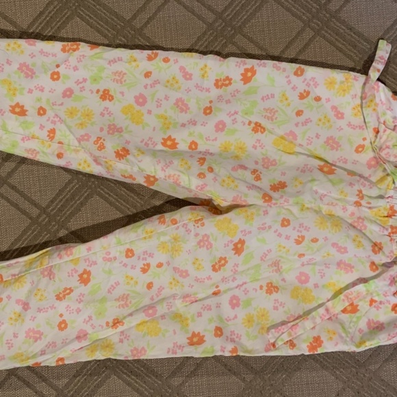 2T Janie & Jack Ditsy Floral Ruffle waist pant and top - Picture 5 of 7